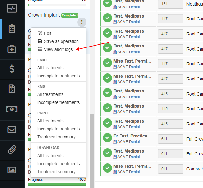 how-to-view-treatment-plan-audit-logs-core-practice