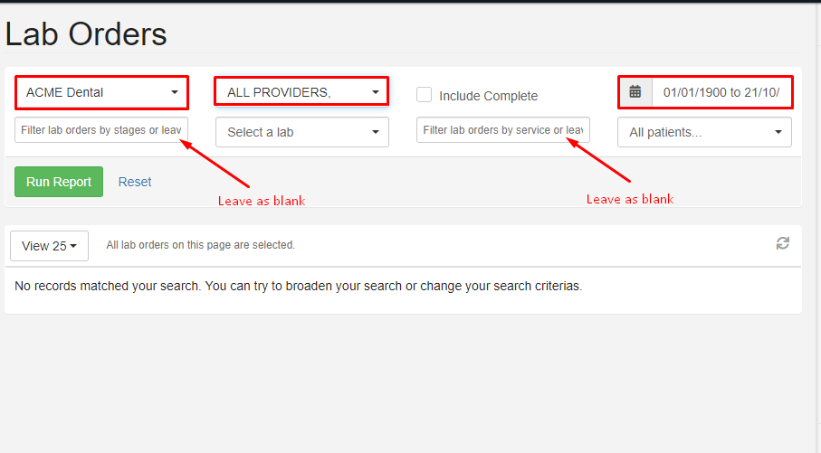 How to track Lab Order – Core Practice