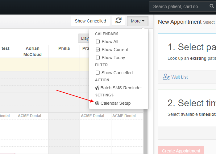 How to fix duplicate calendars Core Practice
