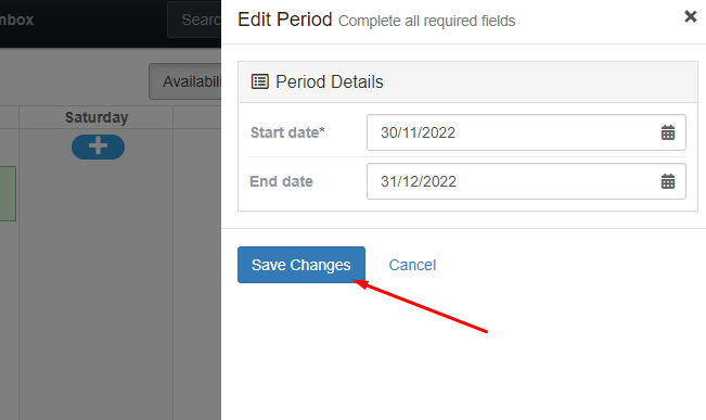 How to use the Calendar Setup – Core Practice